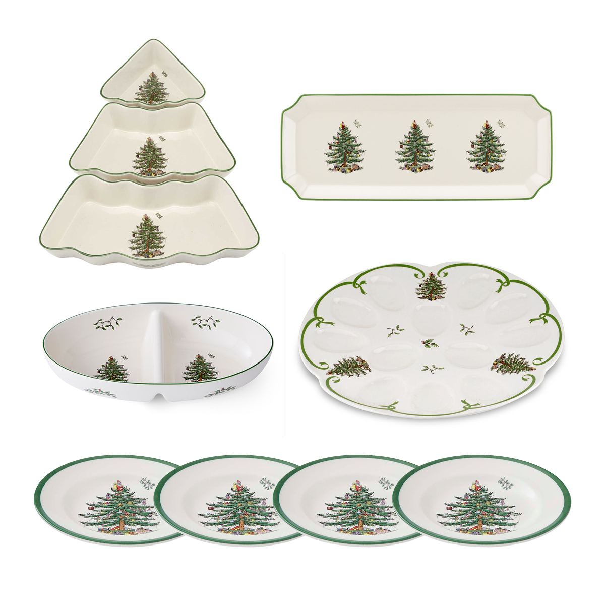 Christmas Tree Buffet Table image number null